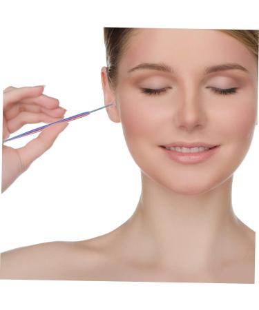 ULTECHNOVO Ear Cleaning Tool Set - Stainless Steel & Plastic Kit with 4 Sets of Ear Spoons & Cleaning Brushes | 5 Pieces | 14.5x3CM - Buy Online on GoSupps.com