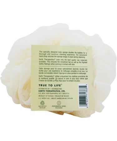 Earth Therapeutics Natural Cellulose Hydro Body Sponge - Rejuvenate Your Skin - Buy Online on GoSupps.com