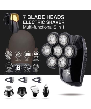 Buy 7D Electric Razor for Men - Waterproof Bald Shaver & Grooming Kit | International Shipping Available - Buy Online on GoSupps.com