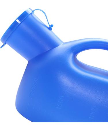 Male Urinal Bottle Urinal for Men Spill Proof Men's Potty Portable Urinal Pee Bottle 2000 ML - Buy Online on GoSupps.com