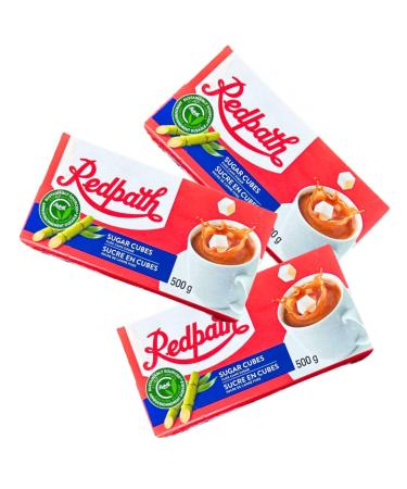 Redpath Granulated Sugar Cubes (Pack Of 3) 500g Each