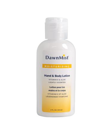 Dukal Dawn Mist Hand and Body Lotion with Dispensing Cap 2 oz. Bottle (Pack of 144)