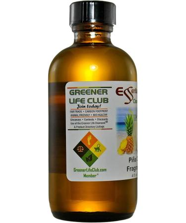 Pina Colada Fragrance Oil - 4 oz Amber Glass Bottle | Premium Scent for Candles Soap & Diffusers - International Shipping Available - Buy Online on GoSupps.com