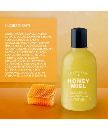 Perlier Honey Honey Bath Cream Honey & Matcha Tea - 500 ml - Buy Online on GoSupps.com