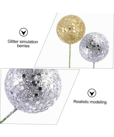 Alipis 20 Pcs Christmas Decorations Cherry Decor Christmas Tree Ornaments Xmas Tree Decorations Photo Shooting Prop Garland Craft Fruit Glitter Christmas Picks Foam Berry Accessories - Buy Online on GoSupps.com