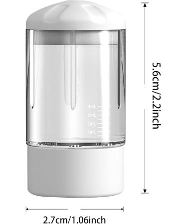 2 in 1 Hair Oil Applicator Bottle for Hair Growth - Scalp Oil Dispenser with Clear Scale & 5 Rebound Columns - Buy Online on GoSupps.com