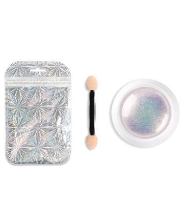 LANTRO JS Chrome Nail Powder Nail Glitter Powder Magic Mirror Neon Effect Powder Shiny Pearl Nail Glitter Nail Art Decorations for Home DIY Nail Art Deco