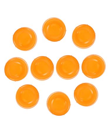 UPKOCH 20 Pcs Baby Bottle Seal Cap Gift Tags Christmas Infant Bottles Women Breastmilk Bottles Beverage Bottle Caps Bottles for Babies Organiser Food Grade Pp Cover Travel Feeding Bottle Orangex2pcs 4.3x4.3x1.5cmx2pcs