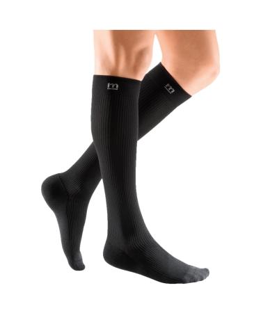 Medi Medive Active compression stockings |Compression knee stockings with heel reinforcement |KKL 2 |Black |Size: VI |Slow tip |Short