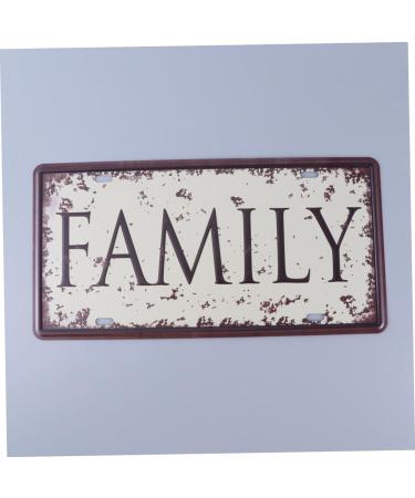 Alipis Home Decor Vintage Decor Vintage Sign Wall Decor License Plate Decorations European and American - Buy Online on GoSupps.com
