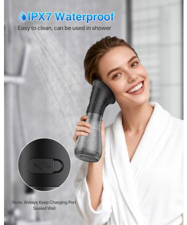 XIENORTINM Electric Ear Wax Removal with One-Piece Waste Tank and Smart Display, 3 Targeted Modes, 230ml Detachable Tank, 12 Nozzles -Ear Cleaning Kit IPX7 - Buy Online on GoSupps.com