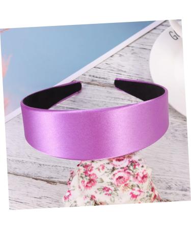 TOVINANNA Wide-brimmed Satin Headband Women's Fashion Headbands Purple Headband Costume Headband Women Headbands for Hair Wide Headband Adult Headbands for Women Headbands for Women Fashion - Buy Online on GoSupps.com