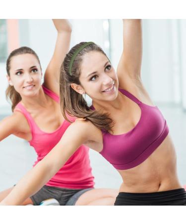 Dizila 10 Pieces Wide 0.8cm/0.3" Solid Plain Blank Thin Matte Plastic Headbands with Teeth DIY Craft Sports Hair Bands Accessories for Women Men Girls Teens Kids - Buy Online on GoSupps.com