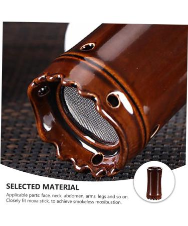 Beavorty Moxibustion Pot & Device - Ceramic Moxa Cup for Massage Therapy | International Shipping Available - Buy Online on GoSupps.com