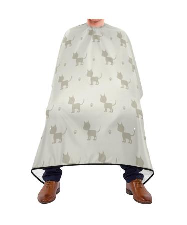 Waterproof Barber Cape -cute cat pattern 23 Cheetah Haircut Bib for Men Unisex Hair Cutting Cape(8rp1a)