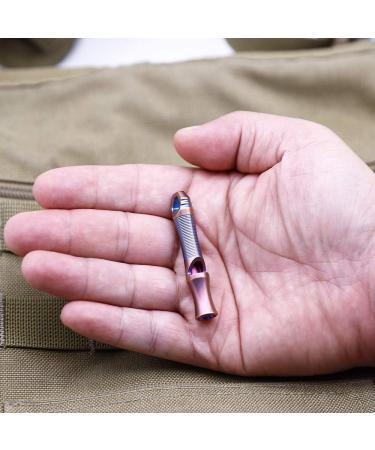 TACRAY Emergency Whistle Necklace - 120-130dB Loud Sound for Survival, Hiking, Camping & Pet Training (Purple) - Buy Online on GoSupps.com