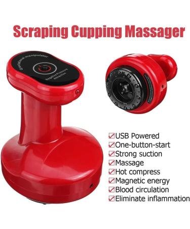 Samnuerly Electrical Scratch Massager | Gua SHA Detox Tap Massager for Muscle Pain Relief | Hand Therapy Massage Device - Buy Online on GoSupps.com