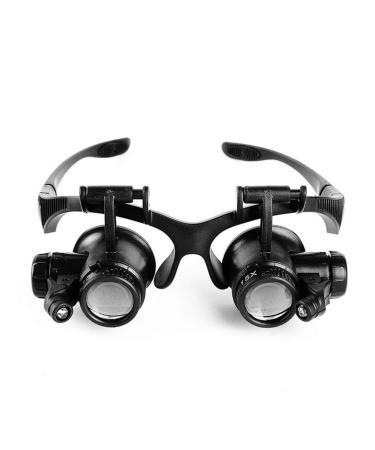 Magnifying Glass Glasses-Type Wearing Magnifying Glass Binoculars Lamp Repairing Timepiece 10 Times 15 Times 20 Times 25 Times Magnifying Glass Magnifiers