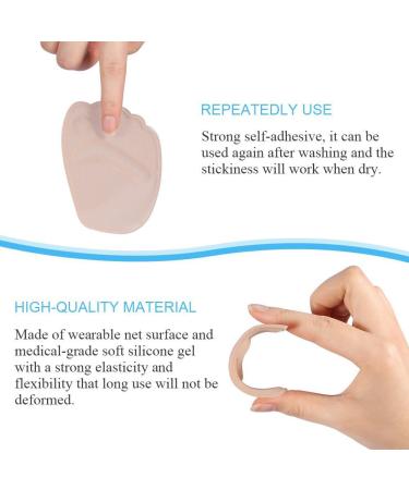 Haofy High Heel Forefoot Insoles - 2 Pairs Gel Cushions for Pain Relief | Anti-Slip Metatarsal Pads for Women - Buy Online on GoSupps.com
