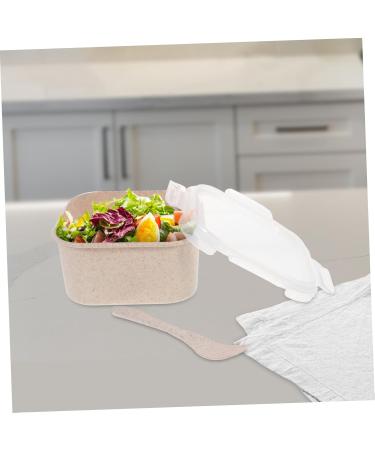 Alipis 2pcs Food Storage Organizer Microwave Crisper Fruit Containers Oat Salad Baby Microwaveable - Buy Online on GoSupps.com
