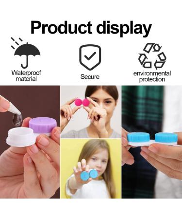 XPEX 8-Pack Colored Contact Lens Containers | Portable Leak-Proof Travel Set for Home & On-the-Go - Buy Online on GoSupps.com