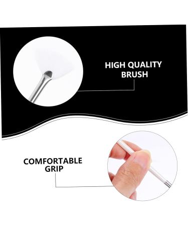 Housoutil Beauty up Aluminum Brush Cream Suit Make Facemask Acid Applicator Tools Facial Brush Skincare Tool Body Mix White Nylon Lip Gloss - Buy Online on GoSupps.com