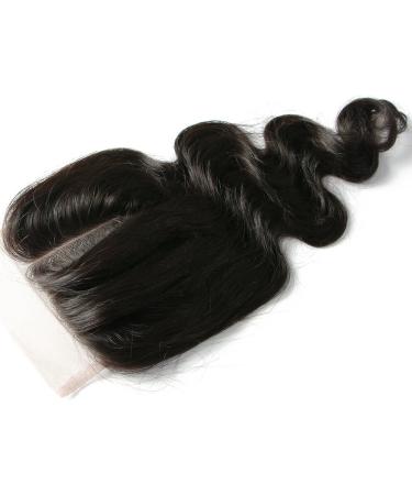 BLISSHAIR 3 Part Lace Closure Body Wave Brazilian Virgin Human Hair | 4X4 Top Closure with Baby Hair | 14 Inch | International Shipping - Buy Online on GoSupps.com