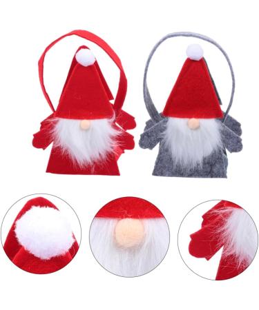 Healeved 2pcs Old Man Candy Bag Candy Bags Santa Tote Bag Holiday Pouch Christmas Bag Elder Baby - Buy Online on GoSupps.com