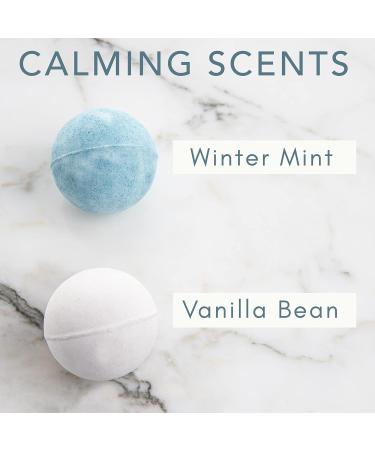 Body Prescriptions Bath Bomb Gift Set - 8 Vanilla Bean & Winter Mint Bath Bombs | Spa Essentials Holiday Gift for Women with Gift Box - Buy Online on GoSupps.com