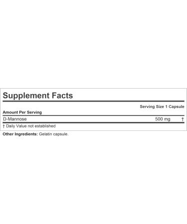 ANDREW LESSMAN D-Mannose 500 - 30 Capsules | Supports Bladder, Kidneys, and Urinary Tract Health | Pure Non-GMO | Small, Easy-to-Swallow Capsules | 30 Count - Buy Online on GoSupps.com