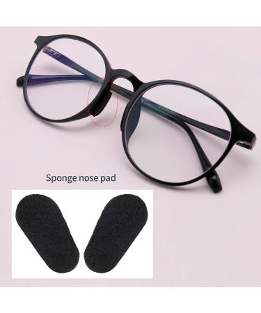 VGOL 100 Pairs Self-Adhesive Eyeglass Nose Pads - Soft EVA Sponge Non-Slip for Sunglasses & Reading Glasses | 1mm Thick Black - International Shipping Available - Buy Online on GoSupps.com
