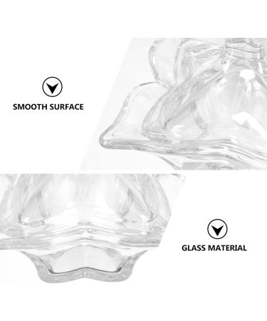 LALAFINA 1pc Nail Art Crystal Cup Dappen Dish Cup Nail Cup with Lid Manicure Liquid Holder Cup Nail Art Tool Nail Brush Acrylic Nail Monomer Liquid Bowl Clear Cups Clear Container Glass 9x9cm Assorted Color - Buy Online on GoSupps.com