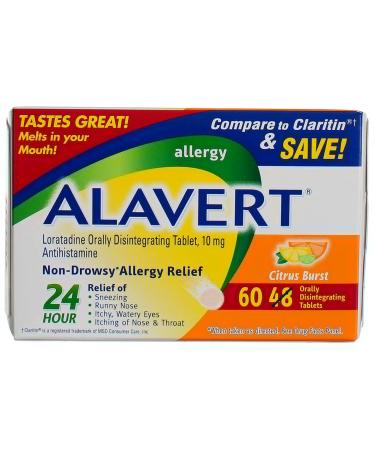 Alavert Tab Allergy Citrs Brst 60