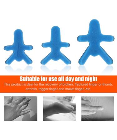 ZJchao Frog Type Finger Splint - Padded Aluminum Finger Brace for Tendon Release & Pain Relief (M) - International Shipping Available - Buy Online on GoSupps.com