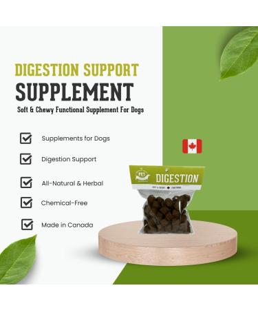 The Granville Island Pet Treatery Soft & Chewy Supplement Digestion Supplement for Dogs Perfect Hemp Based Supplement for Puppies & Senior Dogs Made in Canada Fish (For Digestion) - Buy Online on GoSupps.com