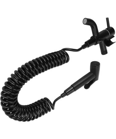 Shop Bidet Accessories: G1/2 Handheld Black Alloy Toilet Sprayer - High Pressure Bathroom Upgrade - Buy Online on GoSupps.com