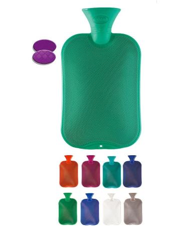Fashy Hot Water Bottle Classic - Assorted Colors - Made in Germany - Buy Online on GoSupps.com
