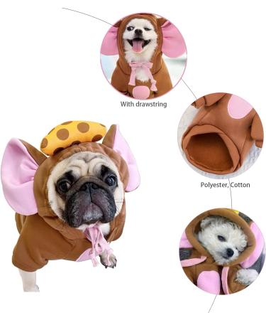 Buy Vitsole Cute Animal Hooded Sweaters for Pets | Cold Weather Outfits for Puppies & Small Dogs - Buy Online on GoSupps.com