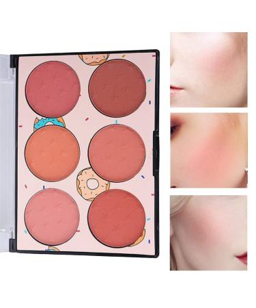 6 Colors Rouge Palette - Long-lasting Waterproof Blush for All Occasions | Multi-functional Face Make-Up | No Irritation Blush 1 Piece - Buy Online on GoSupps.com
