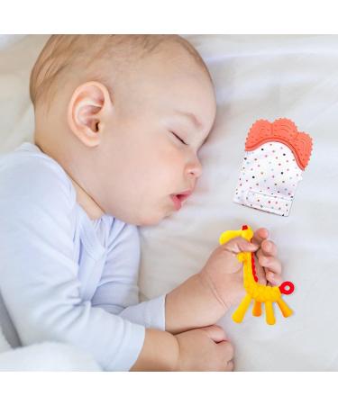 Tinabless Baby Giraffe Teething Toy Set - Silicone Teethers for 0-12 Months | Christmas Stocking Stuffers for Boys & Girls - Buy Online on GoSupps.com