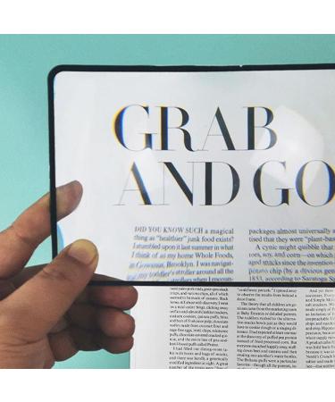 Enhance Reading with Keboyoe 3x Enlargement Fresnel Lens - Ideal for Seniors Books & Maps - Medium Size DIN - Buy Online on GoSupps.com