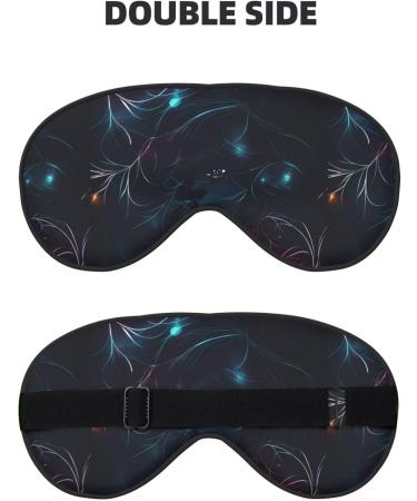 Unisex Adjustable Blackout Sleep Eye Mask - Dream Comfort for Home Travel Yoga & Office Naps - Buy Online on GoSupps.com