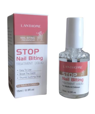 BREAK THE HABIT Stop Nail biting and thumb sucking solution Large 15ml For Adults And Children