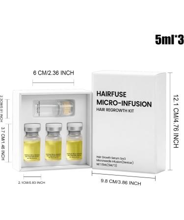 Hair Fluid Moisturizing Beauty Care Set 5mlx3 with Roller Shiny Smooth Hair Scalp Fluid for Fine Damaged Thinning Split Ends - Buy Online on GoSupps.com