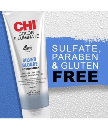 CHI Ionic Color Illuminate Teal Blue Conditioner 8.5 oz - Unisex Hair Care for Vibrant Color Protection - International Shipping Available - Buy Online on GoSupps.com