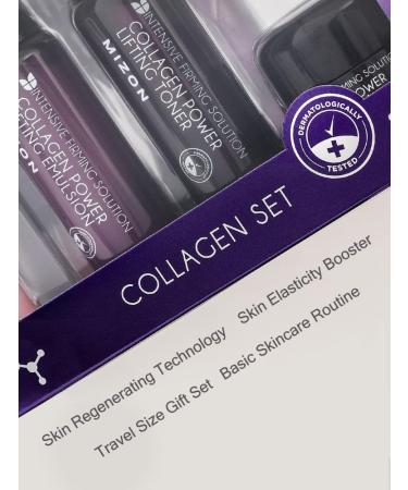 MIZON Marine Collagen Mini Set | Travel Skincare Set | Anti-Aging Toner Emulsion Eye & Face Creams | Boost Elasticity - Buy Online on GoSupps.com