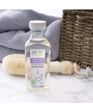 Aura Cacia Relaxing Lavender Aromatherapy Bubble Bath | Pack of 3 - 13 fl. oz - Buy Online on GoSupps.com