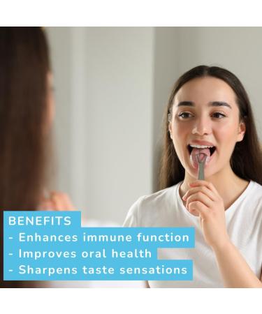 GreenMingle Tongue Scraper for Adults (2Pcs Oral Care Pack) Stainless Steel Tongue Cleaners Reduce Bad Breath 100% Metal Tough Scrapers Men and Women Hygiene Product - Buy Online on GoSupps.com