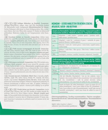 Mjamjam Premium Wet Cat Food - Juicy Chicken & Broccoli - Grain Free 6 Pack (6 x 100g) - Extra Meat Formula - Buy Online on GoSupps.com