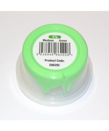 NRS Healthcare Hand and Wrist Gel Exercise Ball Medium Resistance Green & Resistance Therapy Putty E86292 - Green Medium 57g Green + Resistance Therapy Putty - Buy Online on GoSupps.com
